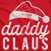 Crazy Dog Funny Christmas Unisex Hoodies Holiday Hooded Sweatshirts for Men and Women(Red – Daddy Claus)