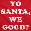 Crazy Dog Funny Christmas Unisex Hoodies Holiday Hooded Sweatshirts for Men and Women(Red – We Good)