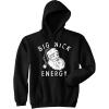 Crazy Dog Funny Christmas Unisex Hoodies Holiday Hooded Sweatshirts for Men and Women(Black – Big Nick 1 Color)