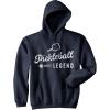 Crazy Dog T-Shirts Pickleball Legend Unisex Hoodie Funny Pickle Ball Super Star Hooded Sweatshirt(Navy – Pickleball)