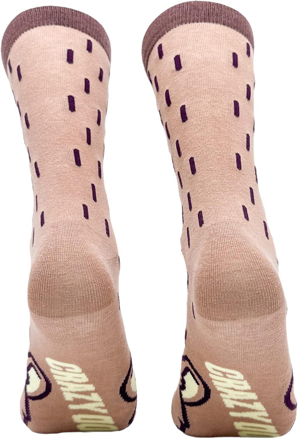 imageCrazy Dog TShirts Funny Womens Socks with Animal Print Designs Toe Socks with Cute Animal FacesBeaver