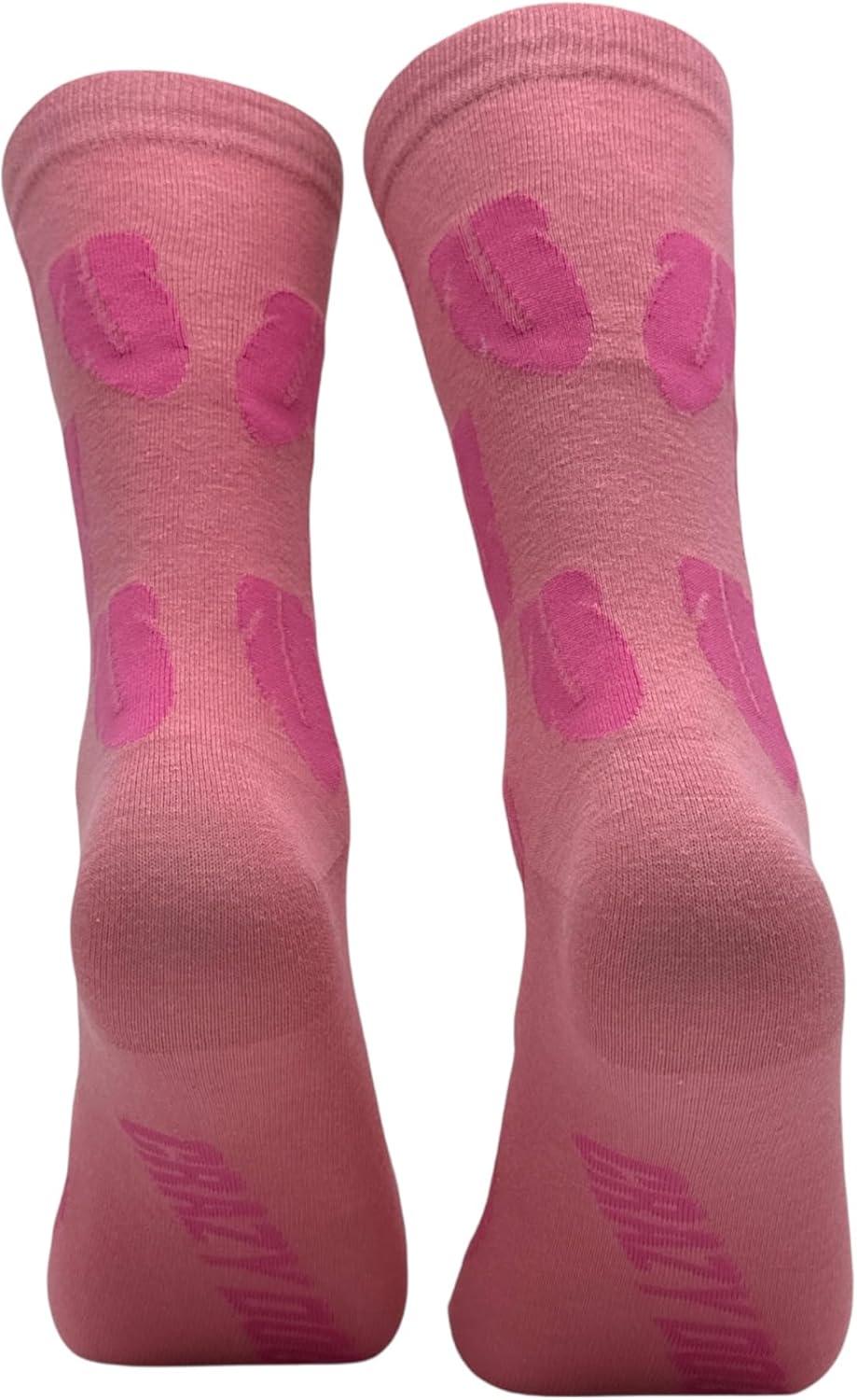 imageCrazy Dog TShirts Funny Womens Socks with Animal Print Designs Toe Socks with Cute Animal FacesFlamingo