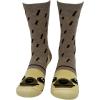 Crazy Dog T-Shirts Funny Womens Socks with Animal Print Designs Toe Socks with Cute Animal Faces(Sloth)