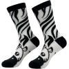 Crazy Dog T-Shirts Funny Womens Socks with Animal Print Designs Toe Socks with Cute Animal Faces(Zebra)