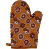 Leftovers are for Quitters Oven Mitt Funny Hungry Meal Cook Chef Kitchen Glove Funny Graphic Kitchenwear Thanksgiving Novelty Cookware Orange Oven Mitt(Oven Mitt)