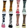 Crazy Dog T-Shirts Funny Womens Socks with Animal Print Designs Toe Socks with Cute Animal Faces(Animal 8 Pack)
