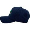 Crazy Dog T-Shirts Funny Golf Hats Cool Caps for Golfers with Sarcastic Designs(Navy – Talk Birdie)