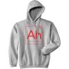 Crazy Dog T-Shirts Ah The Element Of Surprise Sweatshirt Funny Periodic Table Hoodie(Light Heather Grey)