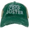 Crazy Dog T-Shirts Professional Crop Duster Hat Funny Stinky Fart Joke Cap(Trucker Green – Crop Duster)