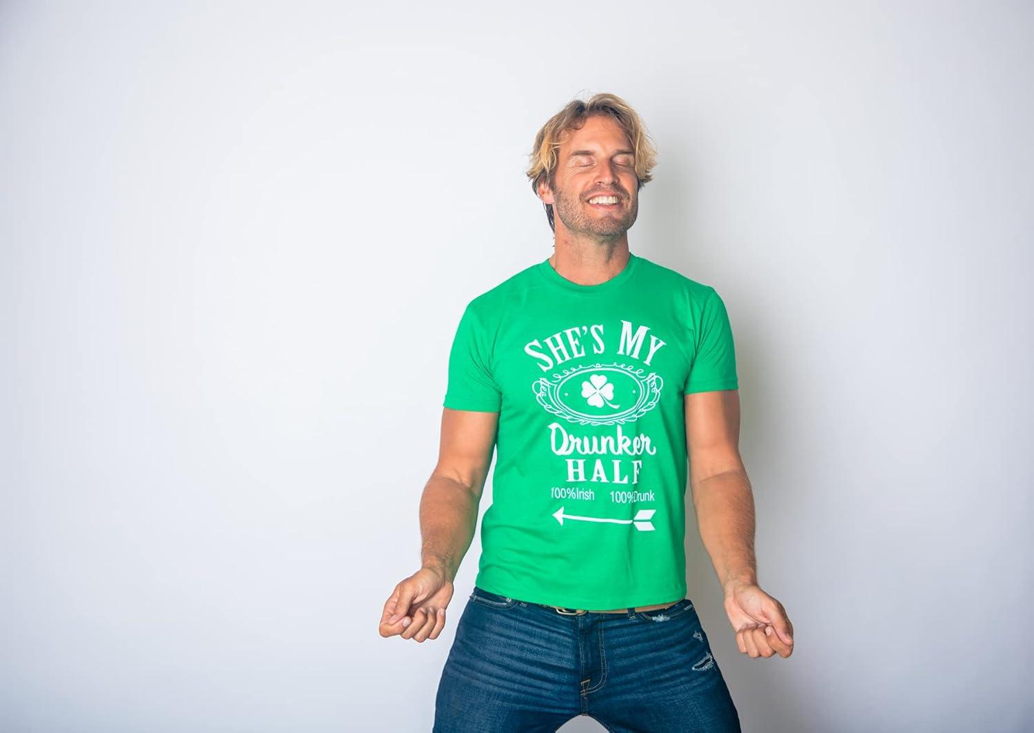 imageFunny St Patricks Day Couple Shirt His and Hers Matching Shamrock Tee Irish Pub Crawl Party OutfitHeather Green Shes