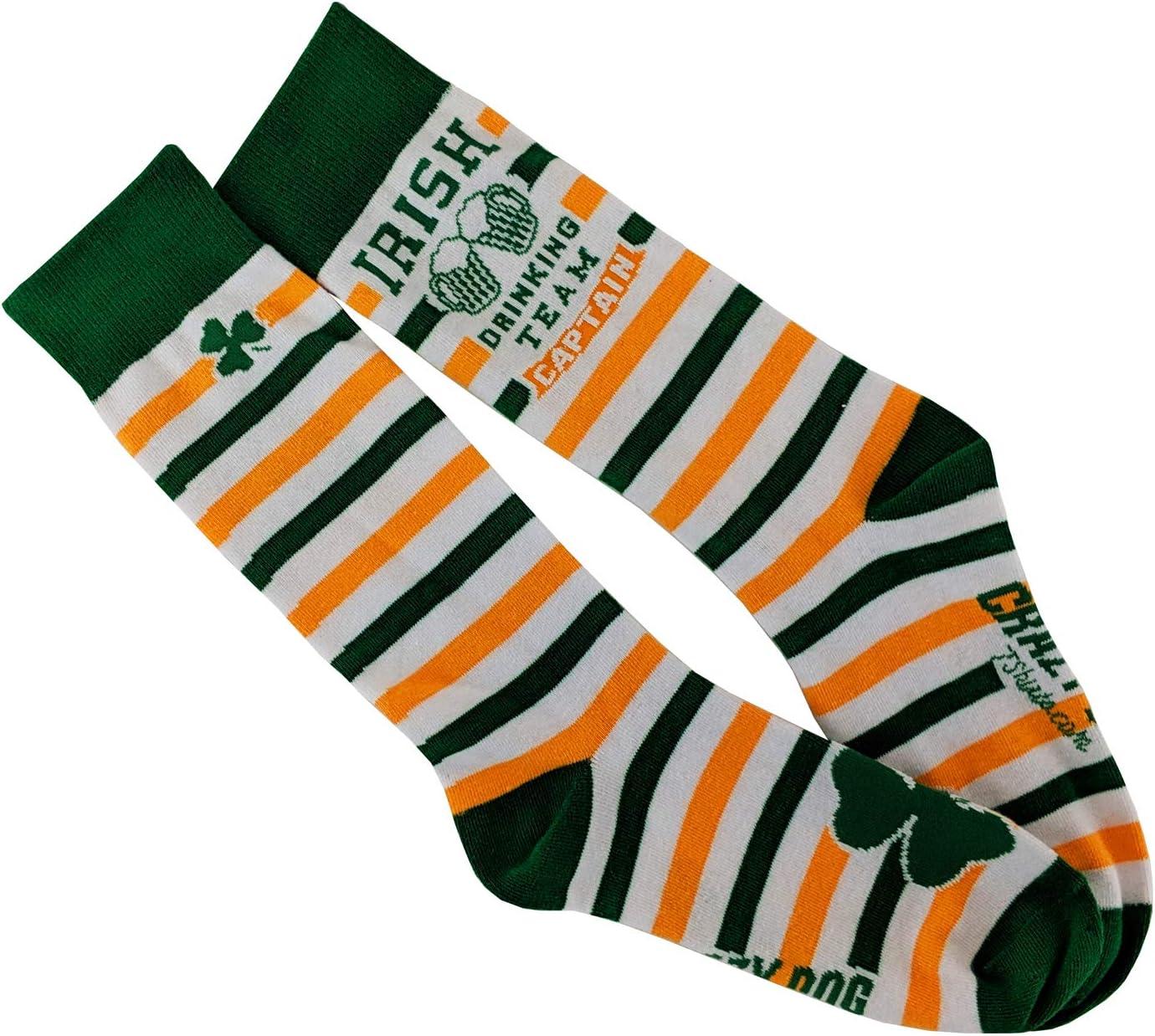 imageIrish Drinking Team Socks Funny Saint St Patricks Day Beer Novelty Crazy Fun