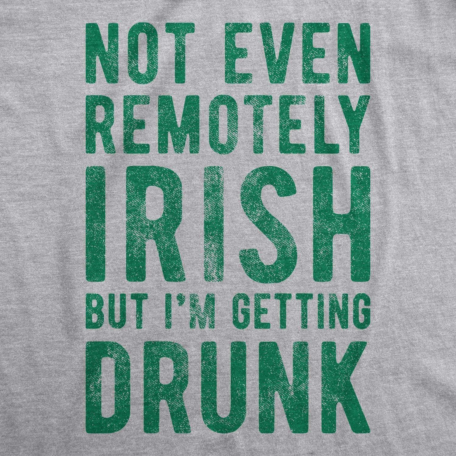 imageMens Saint Patricks T Shirts Funny Party Tees for Guys Great Parade ShirtsLight Heather Grey Remotely Irish