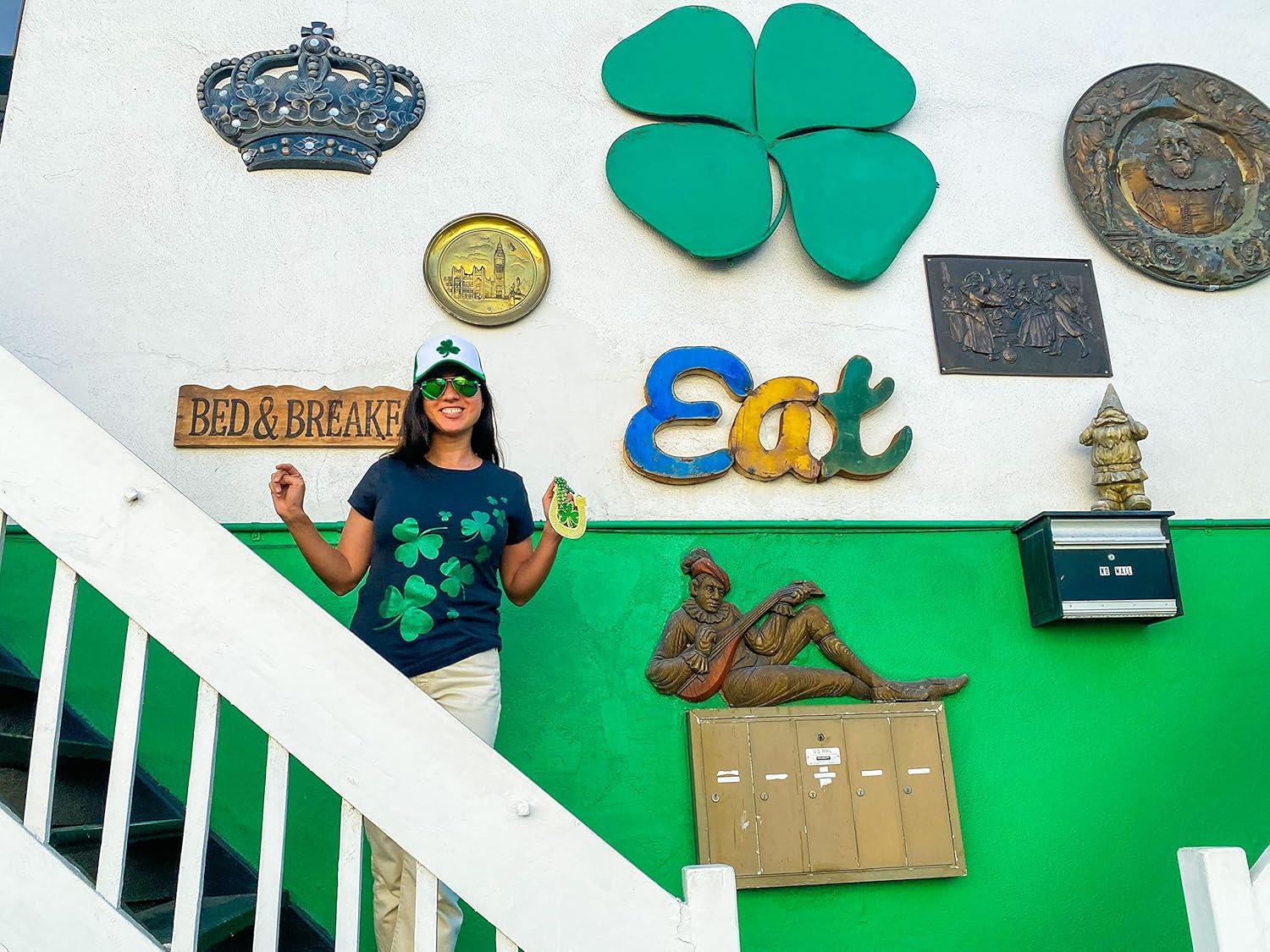 imageWomens Funny St Patricks Day T Shirts for Women Tees for Saint Patricks DayHeather Black
