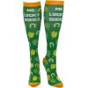 Crazy Dog T-Shirts Unisex Saint Patricks Day Compression Socks for Men and Women(Multi – Me Lucky Socks)
