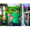 Mens Im Just Here to Get Lucky T Shirt Funny Saint Patricks Day St Patty Tee(Green)