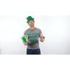 Mens Oh for Lucks Sake T Shirt Funny Shamrock Clover Tee Cool Saint Patricks Day(Heather Black)