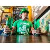 Mens Saint Patricks T Shirts Funny Party Tees for Guys Great Parade Shirts(Heather Green – Dublin Fisting)