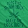 Mens Saint Patricks T Shirts Funny Party Tees for Guys Great Parade Shirts(Heather Green – Shamrock High)