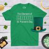 Mens The Element of Saint Patricks Day T Shirt Funny Lucky Pattys Tee Cool Irish(Green)