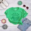 Womens Funny St Patricks Day T Shirts for Women Tees for Saint Patricks Day(Heather Green – Top O Mornin)