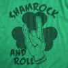Womens Funny T Shirt Shamrock and Roll St Patricks Day Graphic Tee for Ladies(Heather Green – Shamrock)