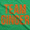 Womens Team Ginger T Shirt Funny Cute Red Head St Saint Patricks Day Irish Tee(Green)