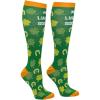 Crazy Dog T-Shirts Unisex Saint Patricks Day Compression Socks for Men and Women(Multi – Me Lucky Socks)