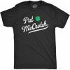 Funny Saint Patricks Day T Shirts for Men Party Shirts for St Pats Funny Drinking Tees(Heather Black – Pat Mccrotch)