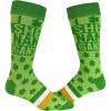 I Clover Shenanigans Socks Funny Saint St Patricks Day Irish Novelty Sarcastic (Green)(Green)