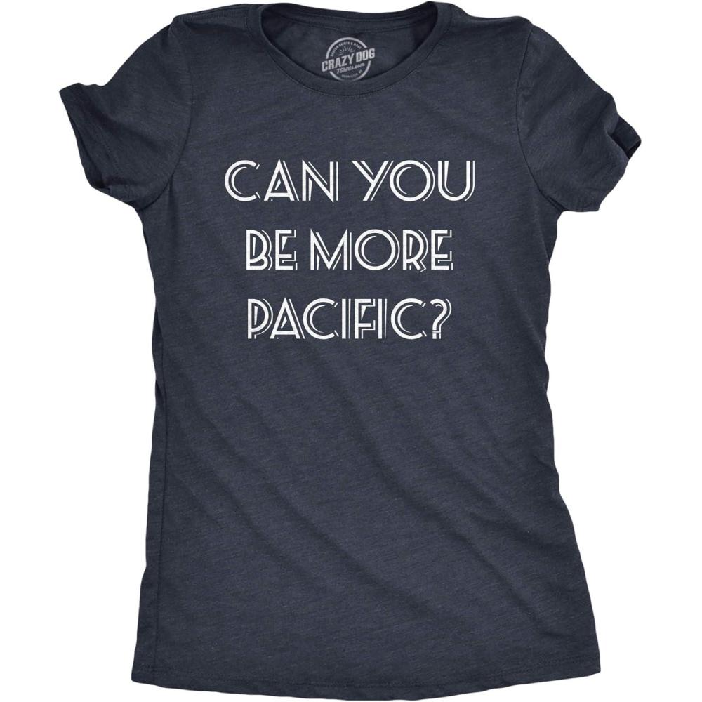 imageWomens Funny Beach Shirts Relaxing Ocean Tees for Women Cute Graphic Tees for SummerHeather Navy  More Pacific