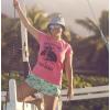 Womens Shady Beach Funny Shirts Cute Vacation Vintage Novelty Hilarious T Shirt(White – Shady Beach)