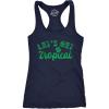 Tropical Tank for Women by Crazy Dog T-Shirts