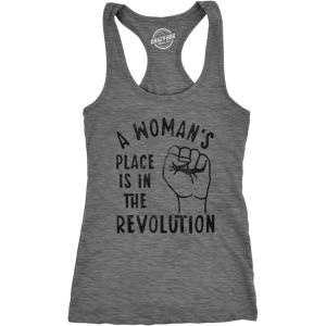 Revolution Tank Top for Women by Crazy Dog T-Shirts