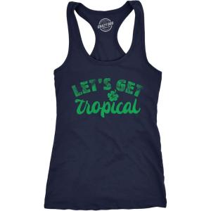 Tropical Tank for Women by Crazy Dog T-Shirts