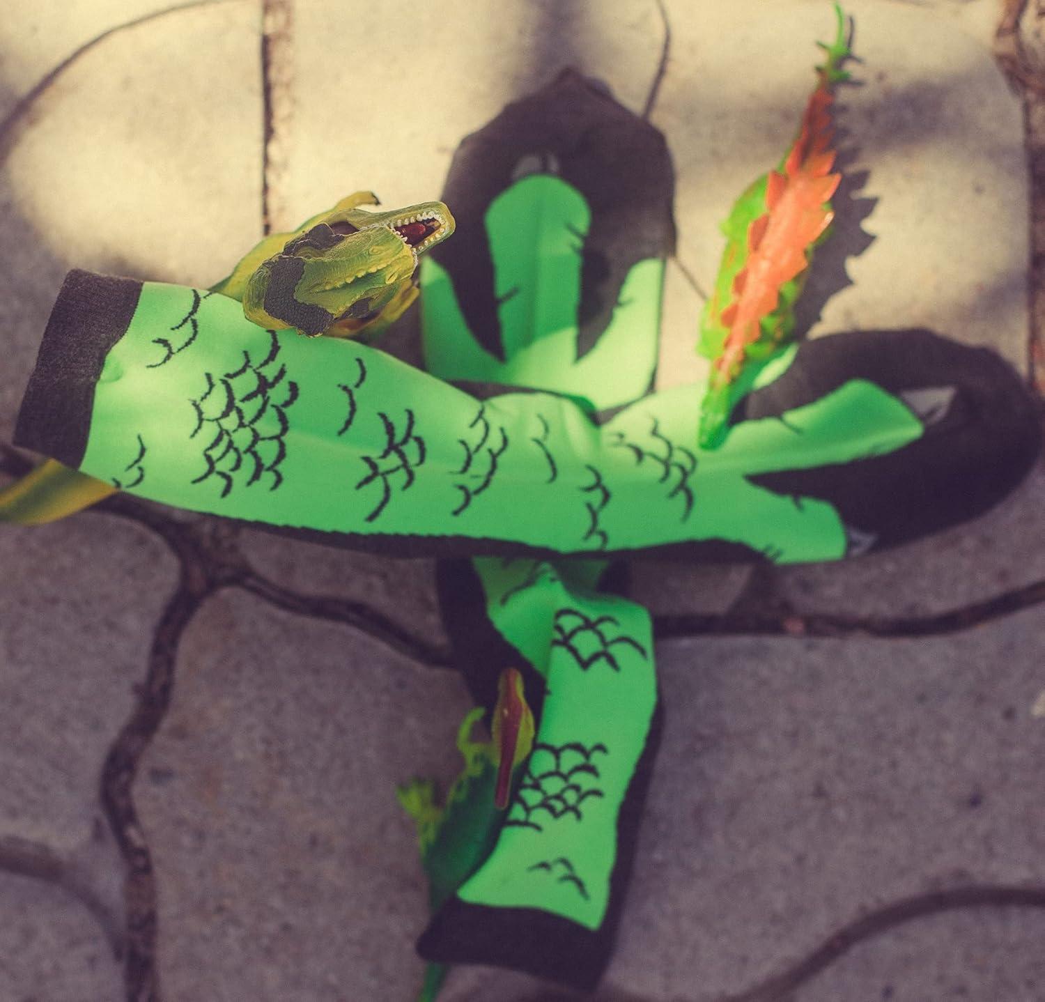 imageCrazy Dog TShirts Youth Dinosaur Foot Socks Funny Jurassic TRex Dino Lover Novelty Footwear