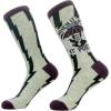 Crazy Dog Men’s Socks When It Rains It Poes Funny Edgar Allan Poe Footwear