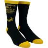 Crazy Dog T-Shirts Funny Cool Graphic Novelty Crew Socks for Men(Talk to Myself)