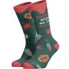 Crazy Dog T-Shirts Mens Funny Football Socks With Awesome Graphics For Men(Football 4 Pack)