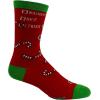 Crazy Dog T-Shirts Mens Naughty Nice I Tried Socks Funny Christmas Secret Santa Joke Sock Cool Party Footwear