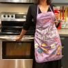 Crazy Dog T-Shirts Naps and Snacks Apron Funny Comfort Food Sleeping Graphic Novelty Kitchen Smock