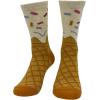 Crazy Dog T-Shirts Women’s Ice Cream Cone Socks Funny Cute Sweet Dessert Lovers Footwear