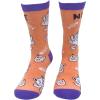 Crazy Dog T-Shirts Women’s Nope Cat Socks Funny Offensive Kitten Middle Finger Novelty Footwear