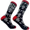 Crazy Dog T-Shirts Men’s Metal Fan Socks Funny Heavy Music Air Blowing Fans Joke Footwear