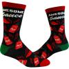Crazy Dog T-Shirts Women’s Awesome Sauce Socks Funny Spicy Hot Sauce Lover Graphic Novelty Footwear