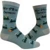 Crazy Dog T-Shirts Women’s Hot Mess Express Socks Funny Train Hungover Party Sarcastic Graphic Novelty Footwear