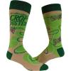 Mens Crop Duster Socks Funny Farting Dad Joke Humor Crazy Hilarious Graphic Novelty Footwear