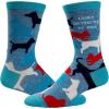 Women’s Easily Distracted By Dogs Socks Funny Pet Puppy Dog Lover Novelty Footwear