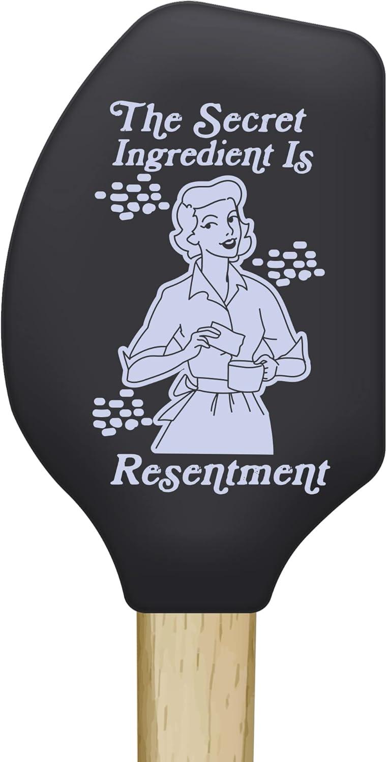 imageFunny Offensive Spatulas Hilarious Novelty Cooking and Baking Utensils Funny Silicone Scraper Spatula Sarcastic Cool Food Novelty Spatulas for Baking Few HaveResentment