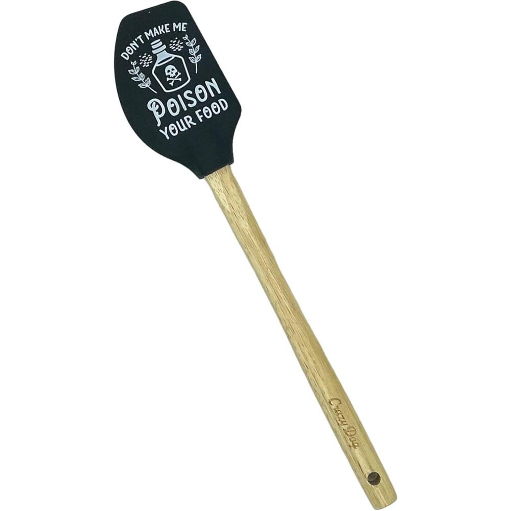 imageFunny Offensive Spatulas Hilarious Novelty Cooking and Baking Utensils Funny Silicone Scraper Spatula Sarcastic Cool Food Novelty Spatulas for Baking Few HavePoison Your Food