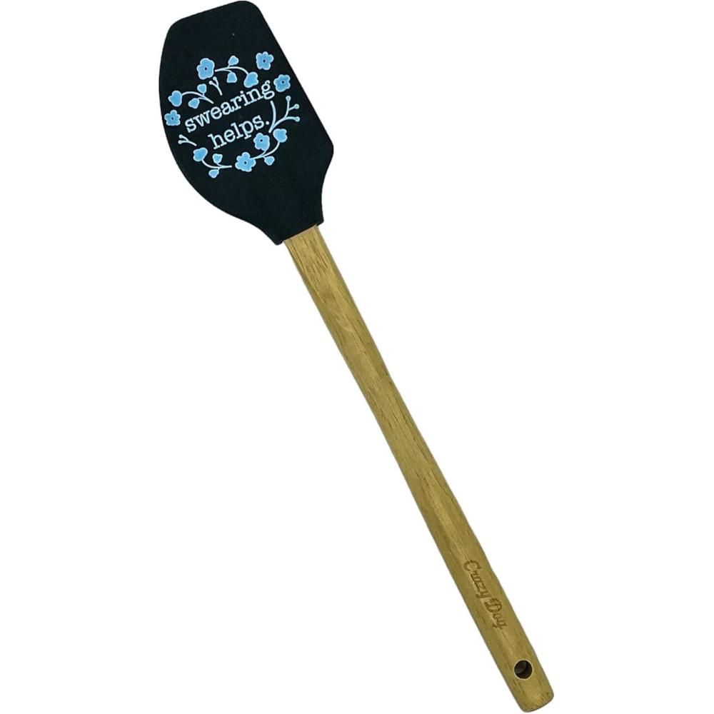 imageFunny Offensive Spatulas Hilarious Novelty Cooking and Baking Utensils Funny Silicone Scraper Spatula Sarcastic Cool Food Novelty Spatulas for Baking Few HaveSwearing Helps